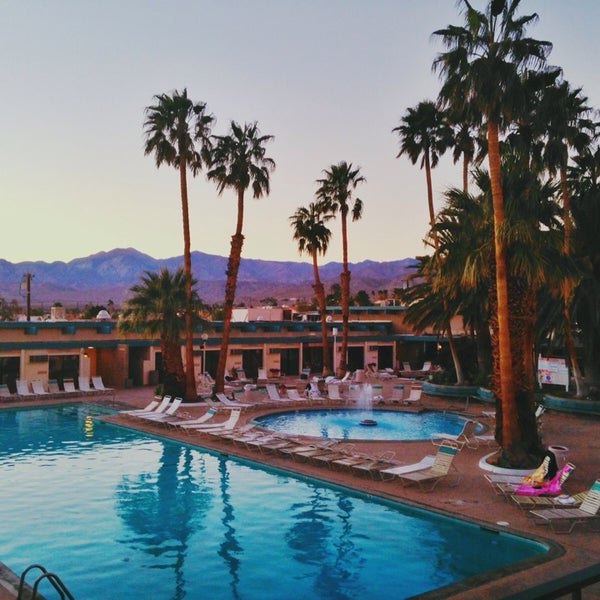Photo taken at Desert Hot Springs Spa Hotel by Anastasia P. on 1/14/2014