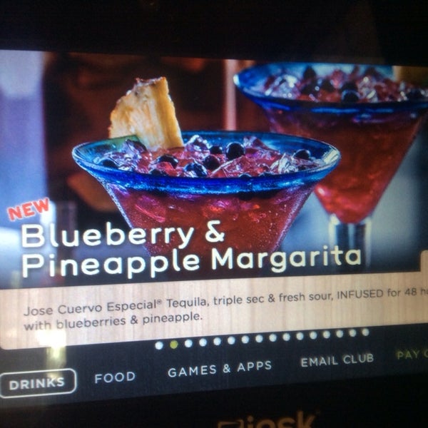 You MUST have the Blueberry & Pineapple Margarita