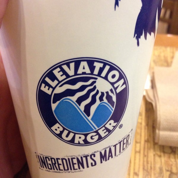 Photo taken at Elevation Burger by TJ F. on 11/19/2013