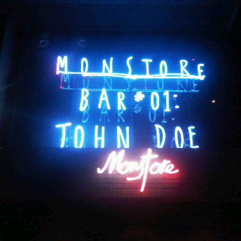 Photo taken at Monstore Bar #01: JOHN DOE by Arya K. on 11/1/2013