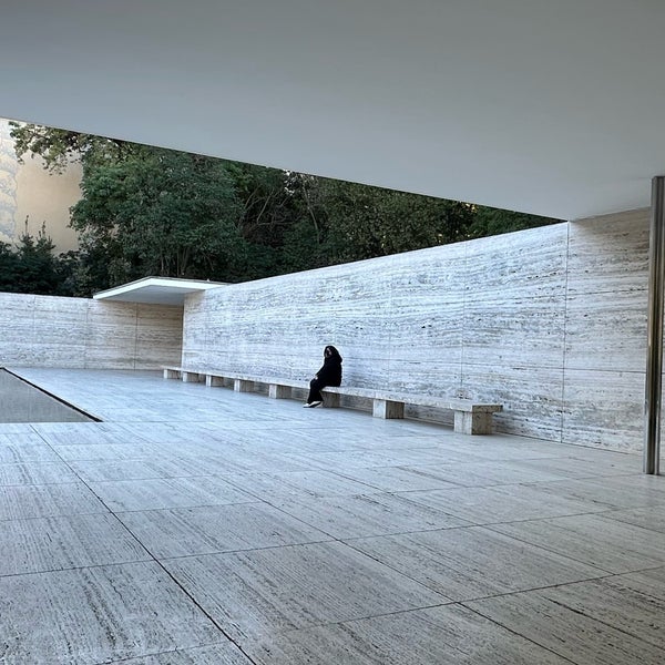 Photo taken at Mies van der Rohe Pavilion by Aurea Ann G. on 1/7/2024