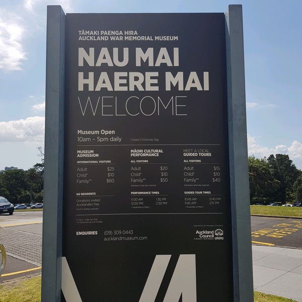 12/12/2019 tarihinde Abel R.ziyaretçi tarafından Auckland Museum'de çekilen fotoğraf