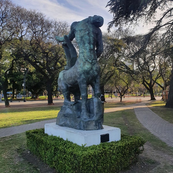 Centauro Herido Outdoor Sculpture in Buenos Aires
