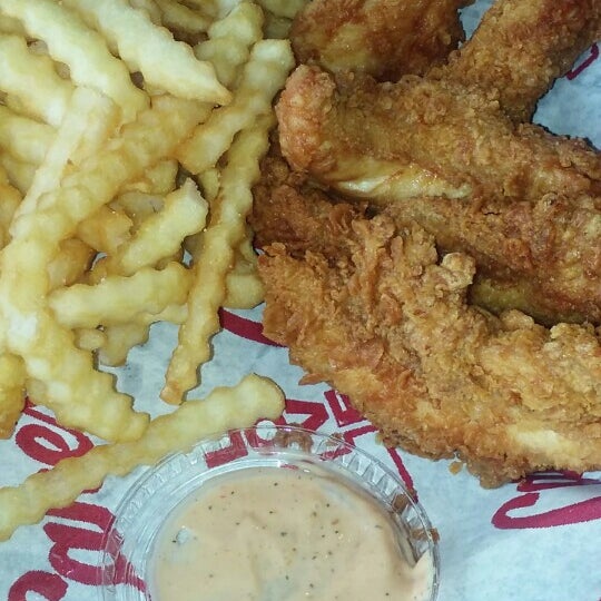 Photo taken at Raising Cane&#39;s Chicken Fingers by Michael L. on 4/28/2016