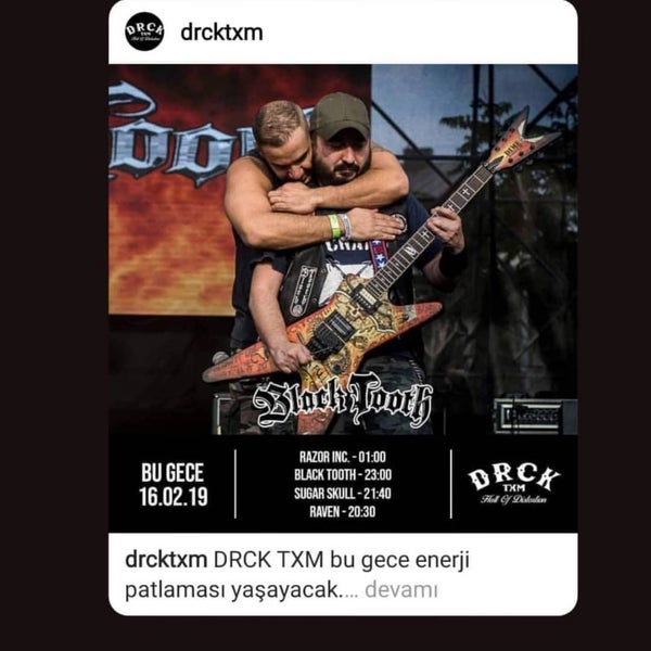 Снимок сделан в Dorock Heavy Metal Club пользователем Hayrican V. 2/16/2019