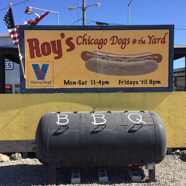 Photo taken at Roy&#39;s Chicago Dogs @ the Yard by Andrew D. on 10/3/2019