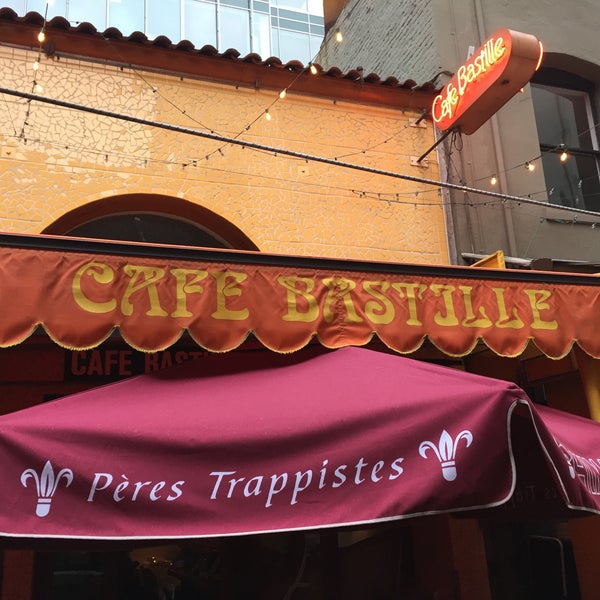 Photo taken at Café Bastille by Andrew D. on 3/6/2019