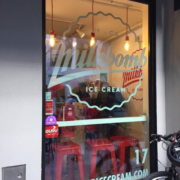 Das Foto wurde bei Milkbomb Ice Cream von Andrew D. am 3/24/2019 aufgenommen