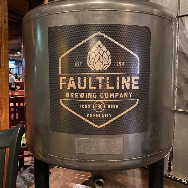 Photo taken at Faultline Brewing Company by Andrew D. on 10/3/2021
