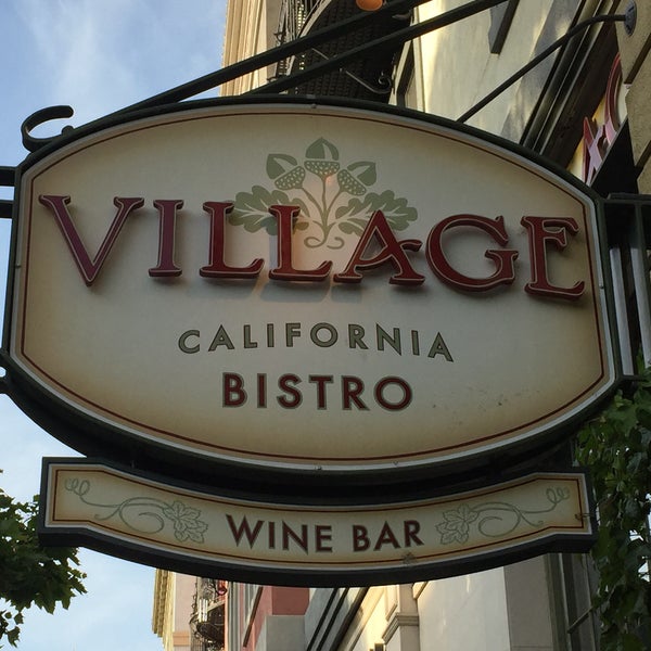Снимок сделан в Village California Bistro &amp; Wine Bar пользователем Andrew D. 5/8/2017