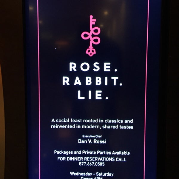 Photo taken at Rose. Rabbit. Lie. by Andrew D. on 1/26/2019