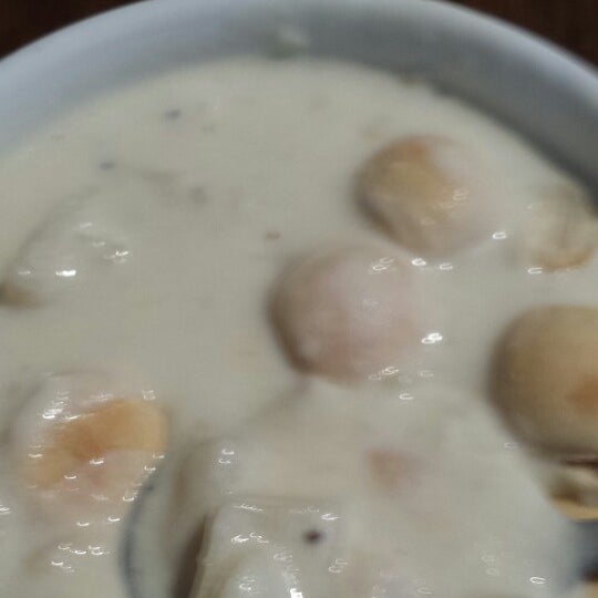 The best clam chowder since Boston.  Lots of clams