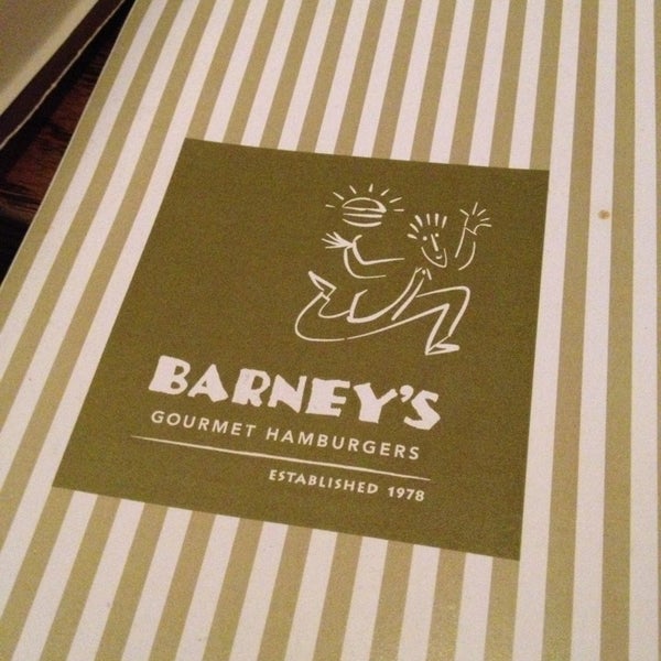 Photo taken at Barney&#39;s Gourmet Hamburgers by Michael F. on 1/28/2013