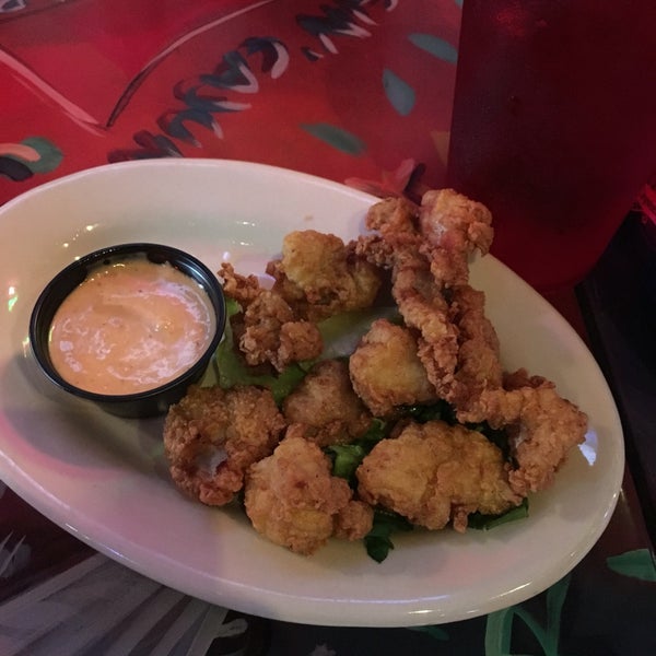 The alligator bites were really good and the catfish platter was huge