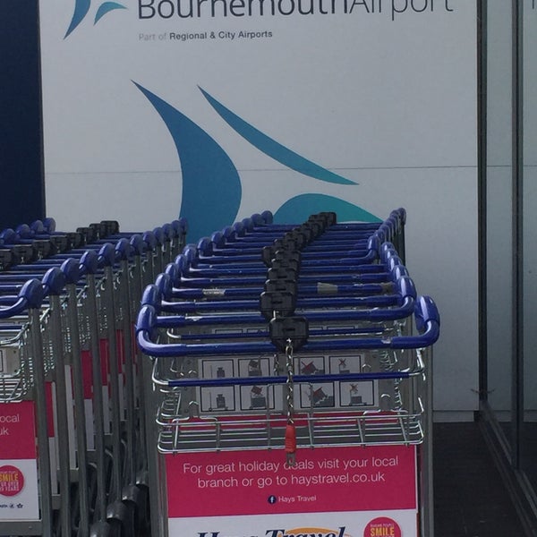 Photo taken at Bournemouth Airport (BOH) by Sam L. on 5/18/2018