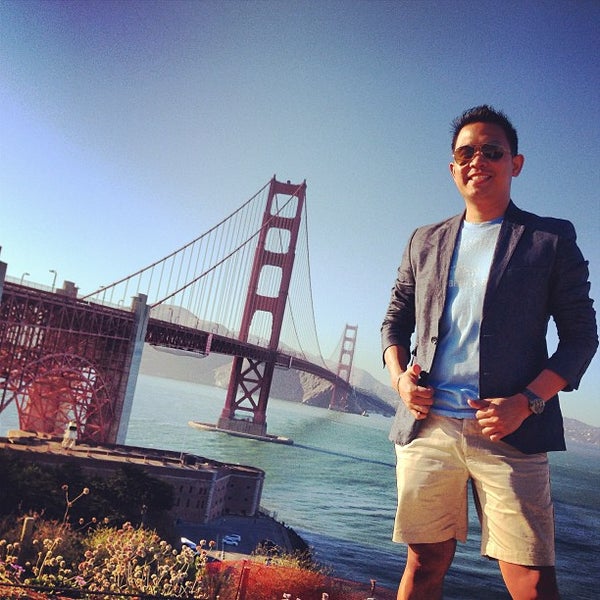 Photo taken at *CLOSED* Golden Gate Bridge Walking Tour by Ace G. on 8/14/2013