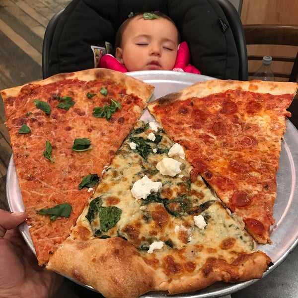 Always a must, this pizza shop is dubbed the World's First Pizza Museum. With jumbo slices and tons of great memorabilia to keep you entertained while you wait, get any slice available on rotation.