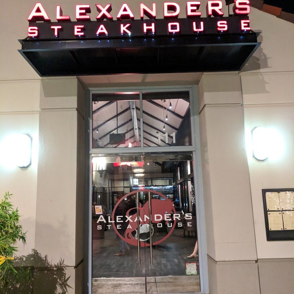 Photo taken at Alexander&#39;s Steakhouse by Phil on 12/16/2018
