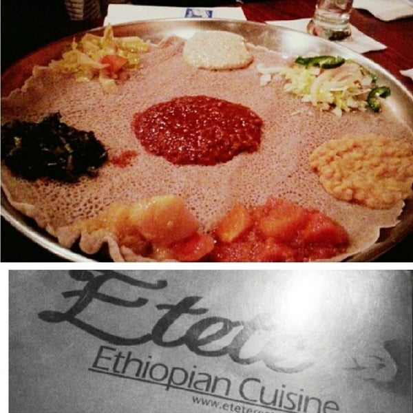 Foto tirada no(a) Etete Ethiopian Cuisine por Shenita P. em 2/5/2014