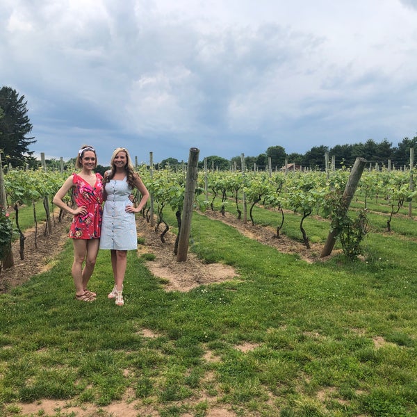 Photo taken at Crossing Vineyards and Winery by ⚓️ Jessica S. on 5/26/2019