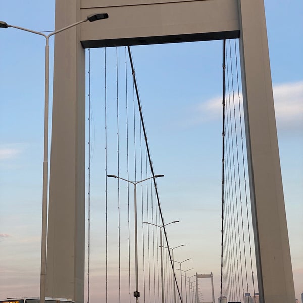 Photo taken at Bosphorus Bridge by 🔻3£𓅓 A5 ✈︎ on 1/6/2022