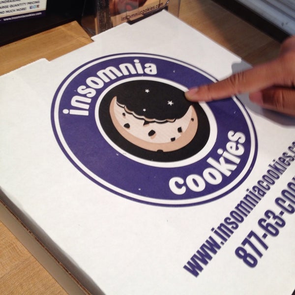 Photo taken at Insomnia Cookies by Maurice C. on 8/1/2014