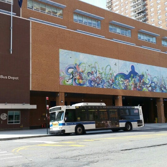 Bus depot. Bus depot