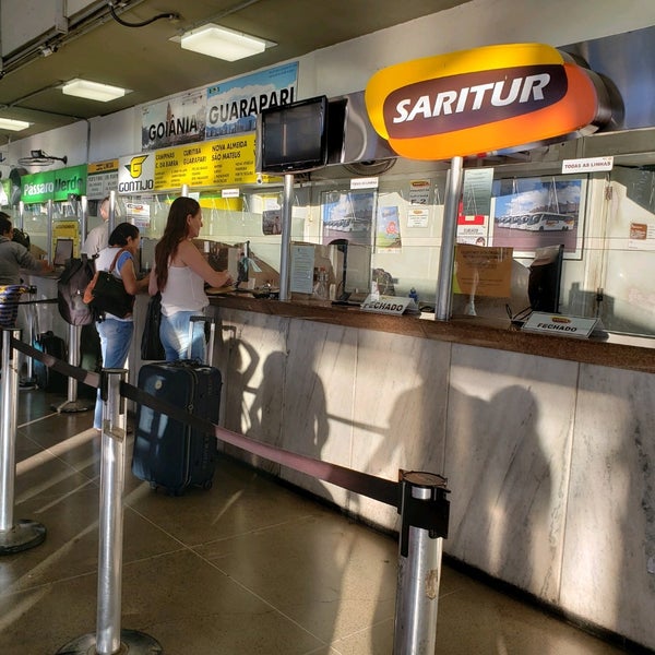 Guichê Saritur Centro Terminal Rodoviário Governador Israel Pinheiro