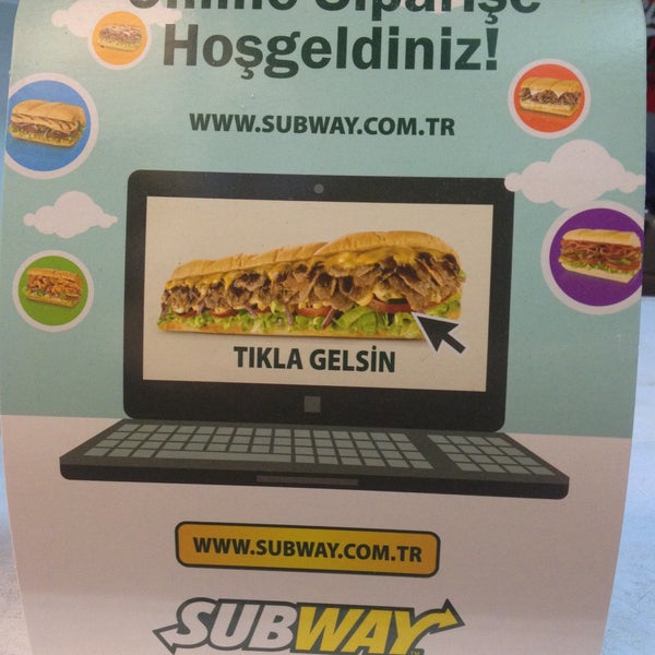 Photo taken at Subway by Burcu ⭐⭐ on 12/19/2014