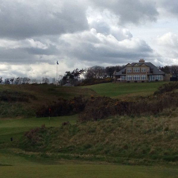 Photo taken at Kingsbarns Golf Course by Anthony S. on 4/11/2014
