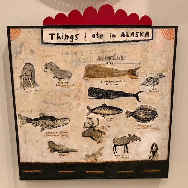 12/6/2017 tarihinde Raiziyaretçi tarafından University of Alaska Museum of the North'de çekilen fotoğraf