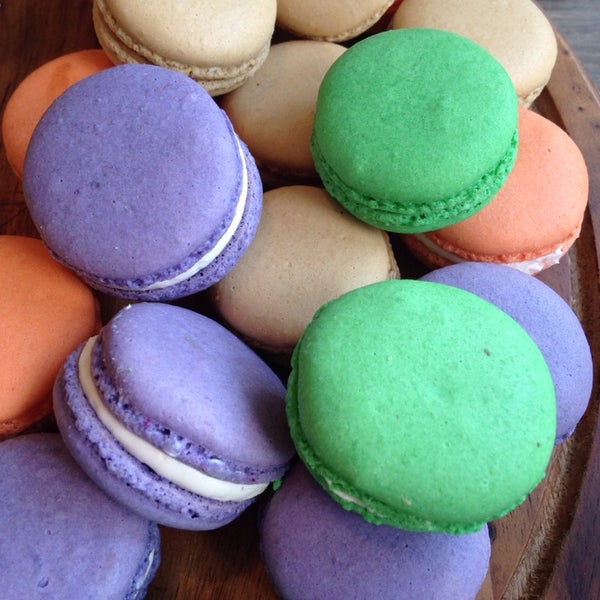 Gluten free macaroons in different awesome flavours