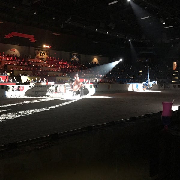 Photo taken at Medieval Times Dinner &amp; Tournament by JJ P. on 3/24/2019