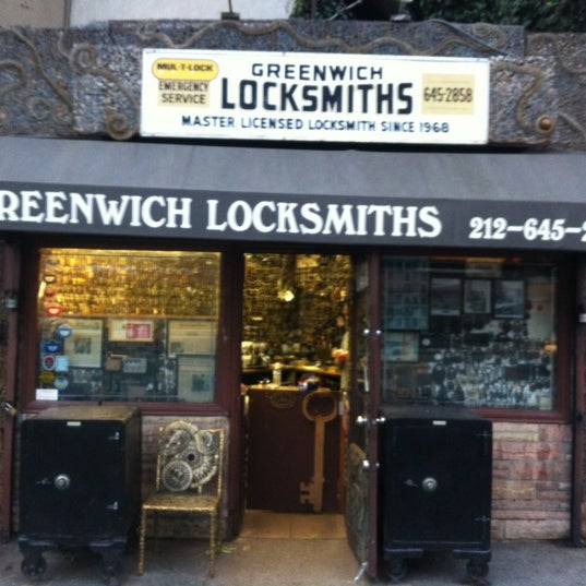 Photo taken at Greenwich Locksmiths by Noah on 11/8/2012