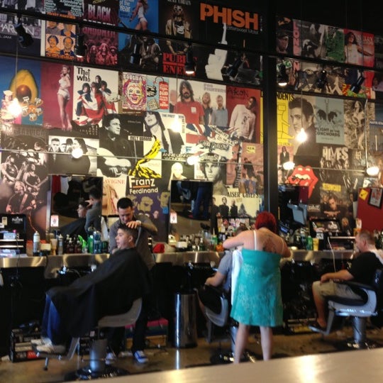 Photo taken at Floyd&#39;s Barbershop - Mopac by Josh C. on 10/6/2012