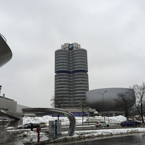 Photo taken at BMW-Hochhaus (Vierzylinder) by Franco T. on 1/3/2015