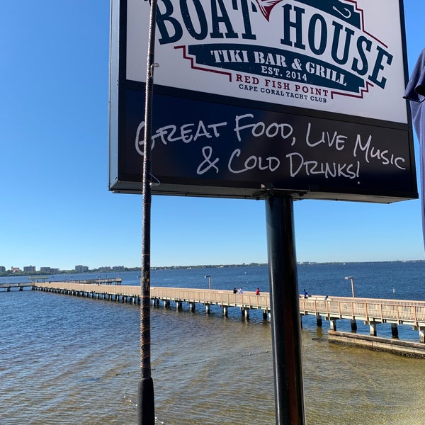 Photo taken at Boat House Tiki Bar &amp; Grill by Joan F. on 12/15/2019