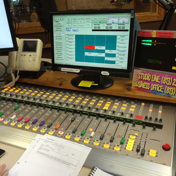 Photo taken at WMNF 88.5 Community Radio by Samar J. on 8/14/2015