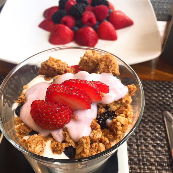 Granola was a great late brunch snack!