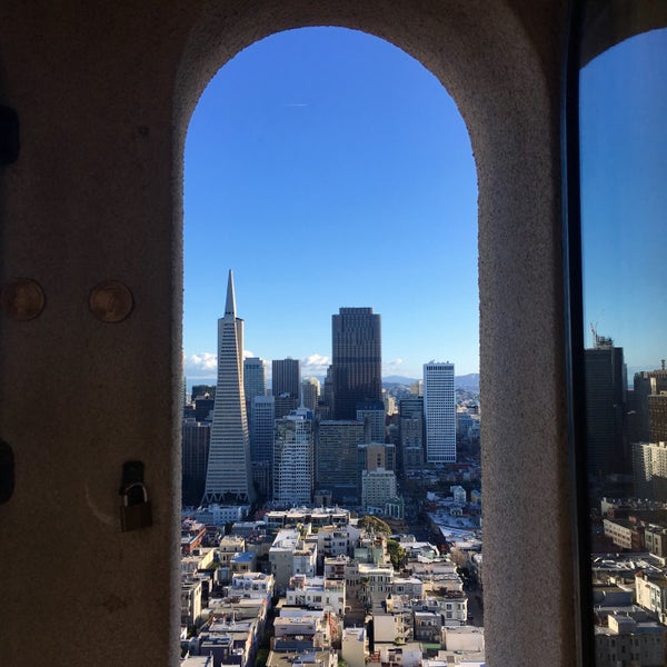 Photo taken at Coit Tower by Maria O. on 2/28/2017