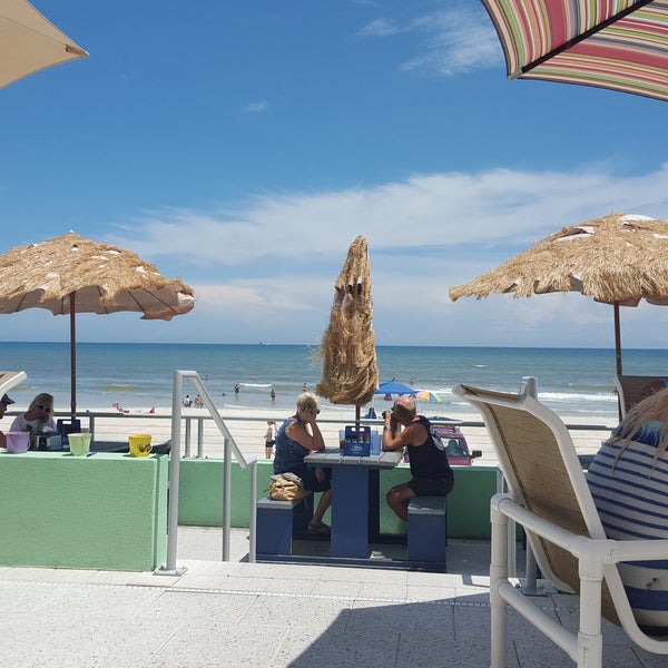 The food is actually really good for this small venue. This is the only direct beach front place in Ormond. It may look like the back of a hotel, but many locals actually come here often.