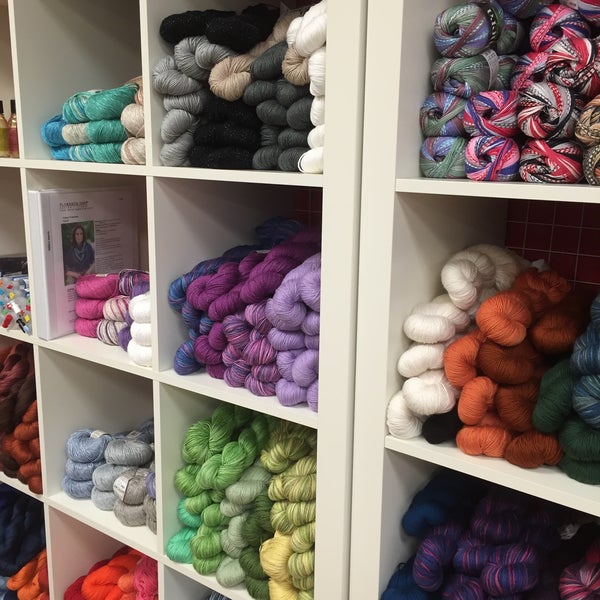Photo taken at The Knitting Fairy by Barbara K. on 1/29/2015