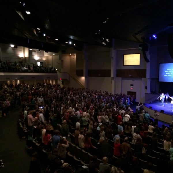 Photo taken at Hill Country Bible Church Lakeline Campus by Tina G. on 4/6/2014