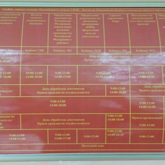 Photos at УФМС Серпухов - Government Building in Серпухов