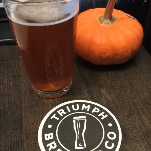 Photo taken at Triumph Brewing by Lisa D. on 11/1/2019