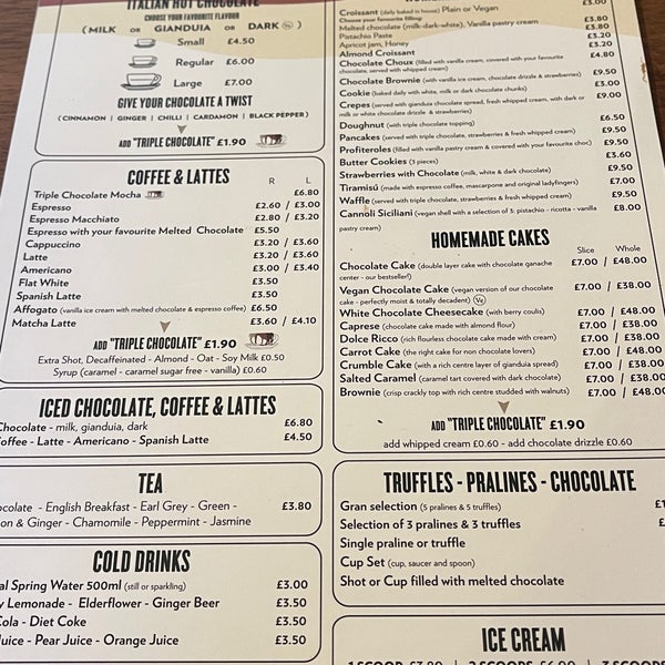 Italian Bear Chocolate Chocolate Store in Fitzrovia