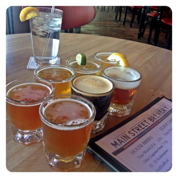 Photo taken at Main St. Brewery by J.D. on 4/23/2013