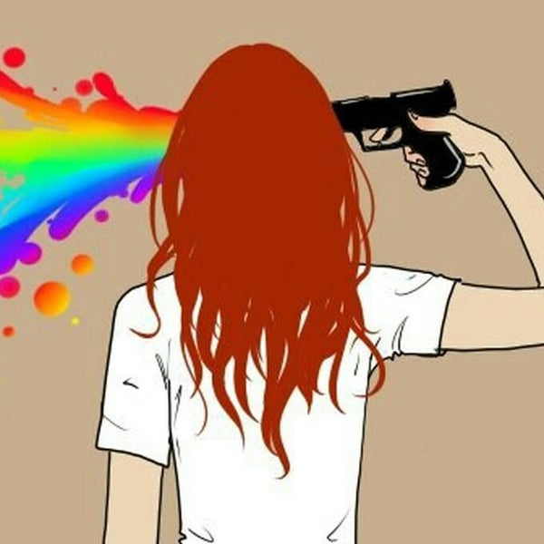 Смешная картинка застрелиться