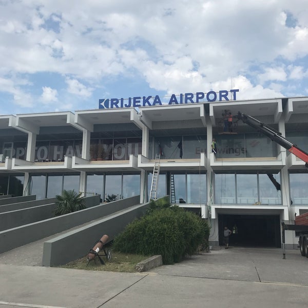 Photo taken at Rijeka Airport (RJK) by Ann K. on 8/2/2019
