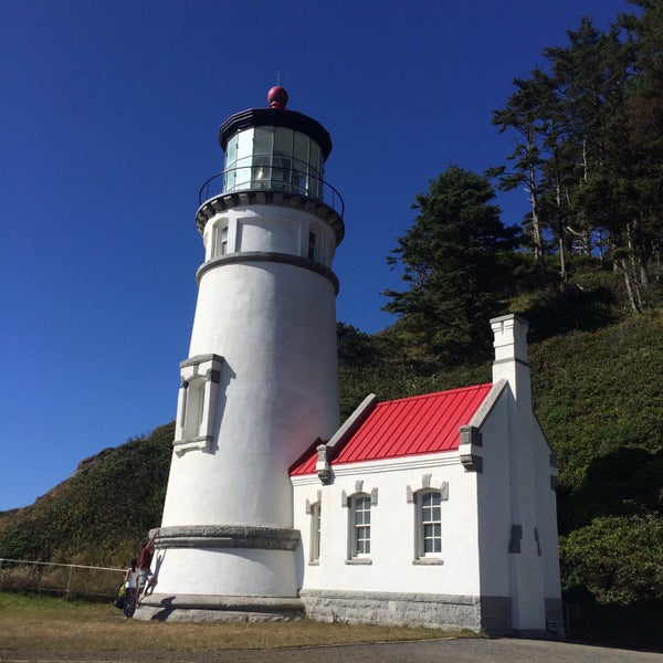 Photo taken at Heceta Lighthouse Bed &amp; Breakfast by Marie Z. on 7/4/2015